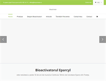 Tablet Screenshot of bioactivator.ro